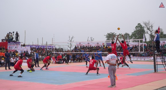 मुख्यमन्त्री कप राष्ट्रिय पुरुष भलिबल प्रतियोगिता सङ्खुवासभामा सुरु